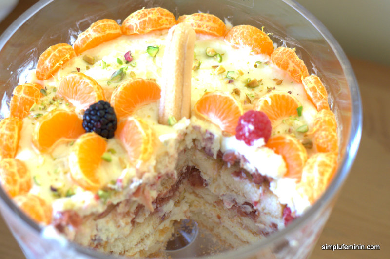 Tiramisu cu fructe la pahar