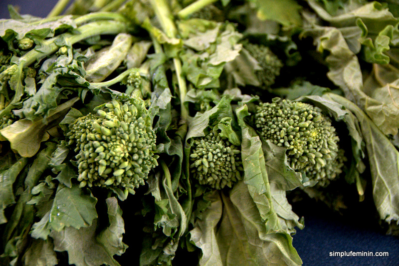 rapini (broccoli italian) cu fasole boabe