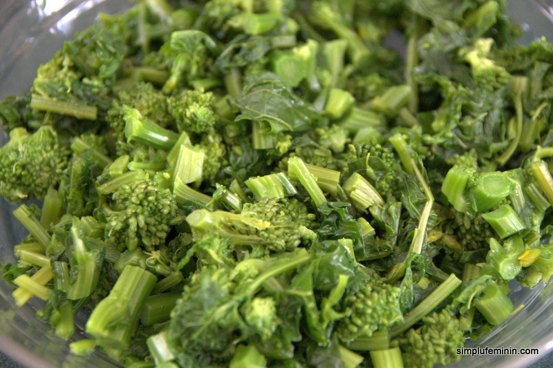 rapini (broccoli italian) cu fasole boabe