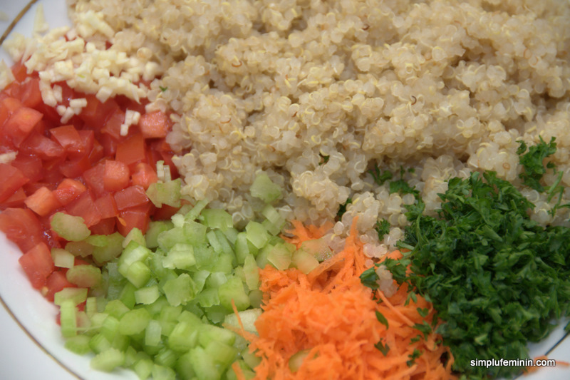 ciuperci umplute cu salata de quinoa