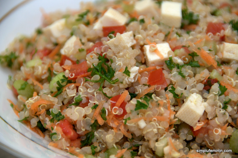 ciuperci umplute cu salata de quinoa